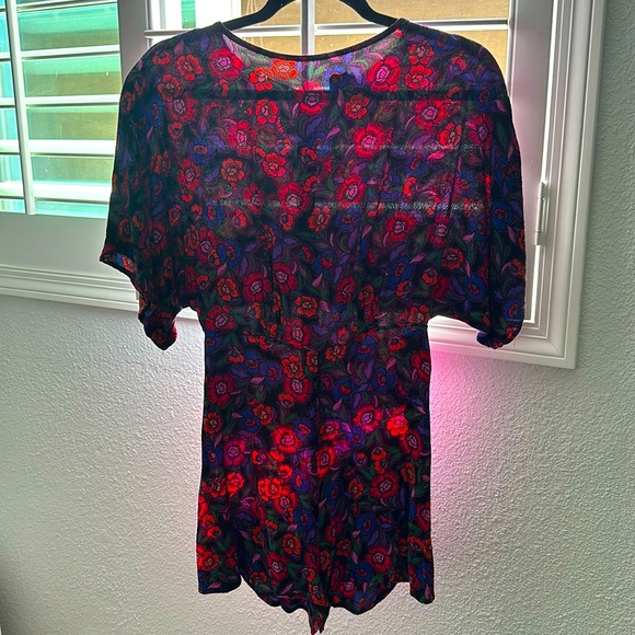 ASOS shorts floral romper - Picture 1 of 4